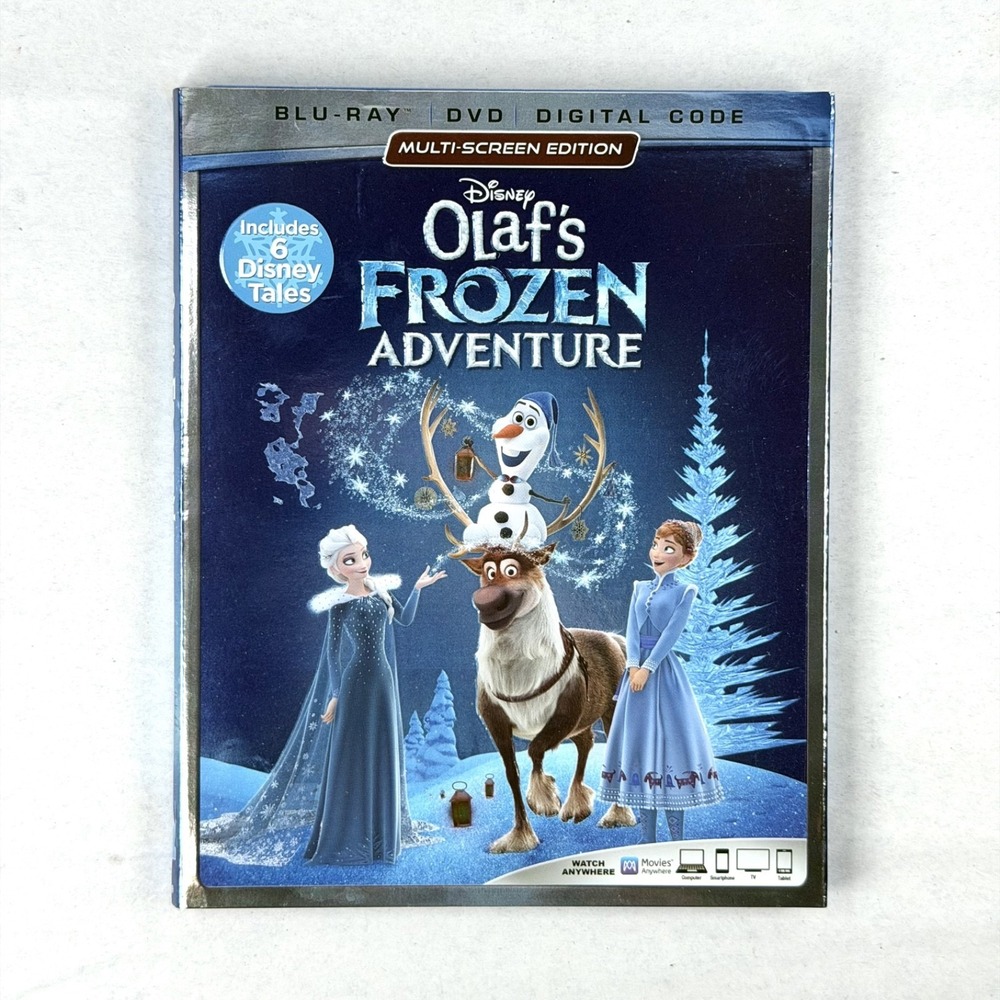 Olaf's Frozen Adventure - 6 Disney Tales Blu-ray DVD Digital / New W/Slipcover